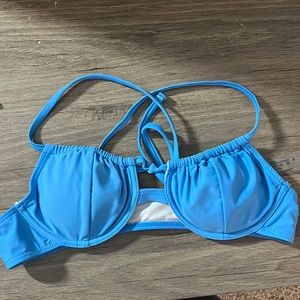 Blue Bikini Top